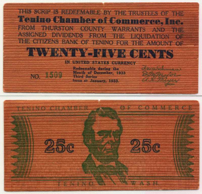 Деревянный доллар  