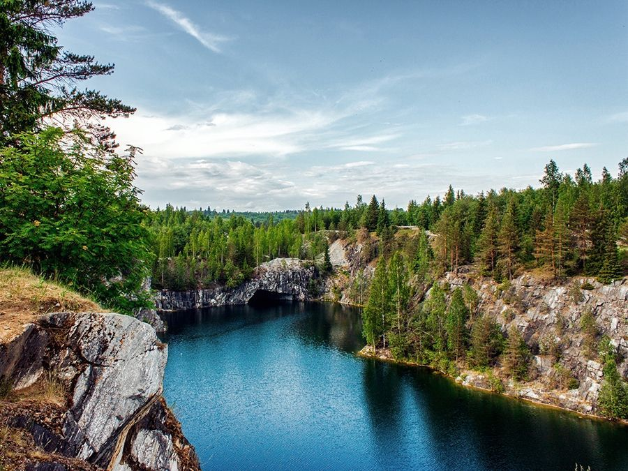 Карелия, Мраморный каньон