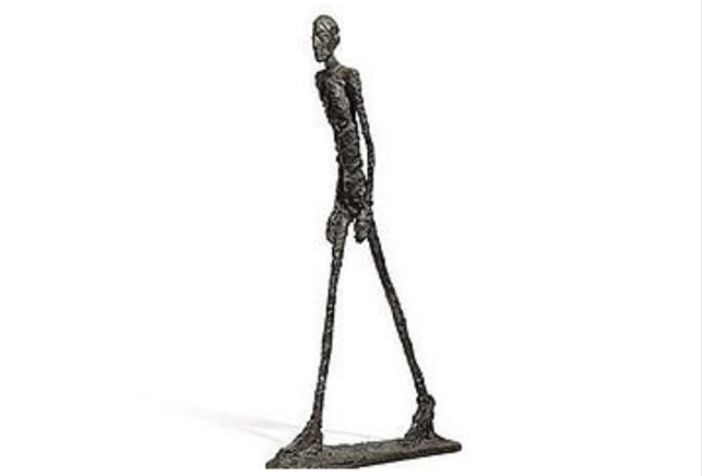 " ЧЕЛОВЕК ШАГАЮЩИЙ " АЛЬБЕРТО ДЖАКОМЕТТИ