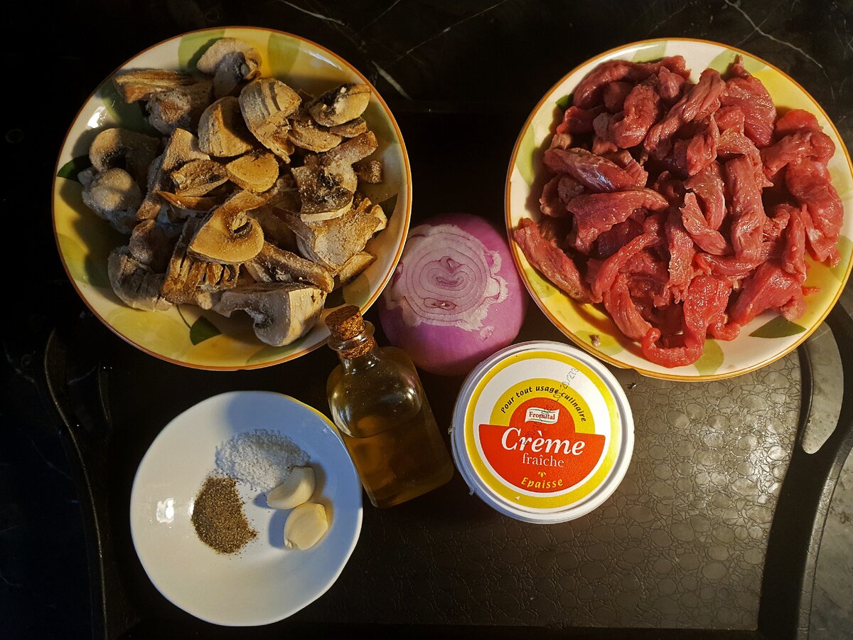 Говядина с грибами в сливочном соусе - пошаговый рецепт с фото на irhidey.ru