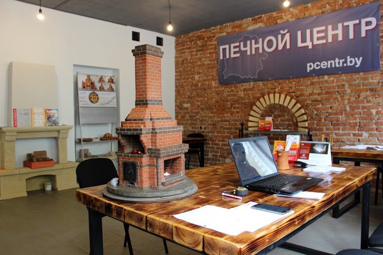 Фотографии печи выполненной в масштабе 1:10