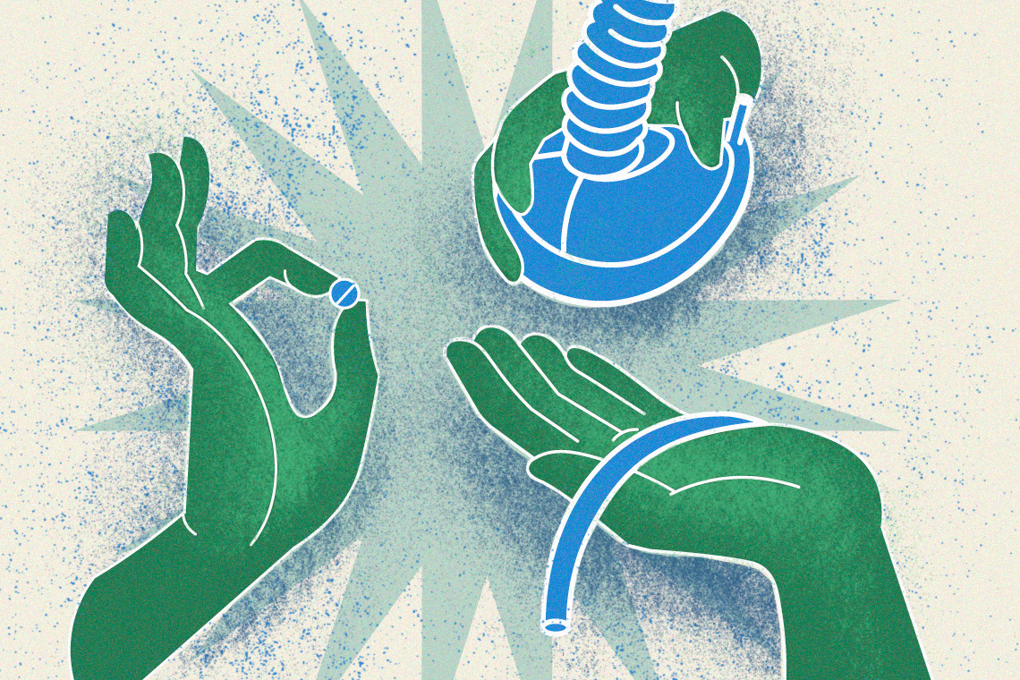 Представление об аборте как об исключительно тяжелой хирургической операции — устарело /  Иллюстрация Ани Мичуровой для Фонда Ройзмана