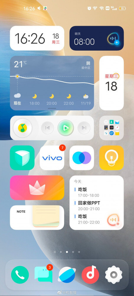 Vivo приходит смс