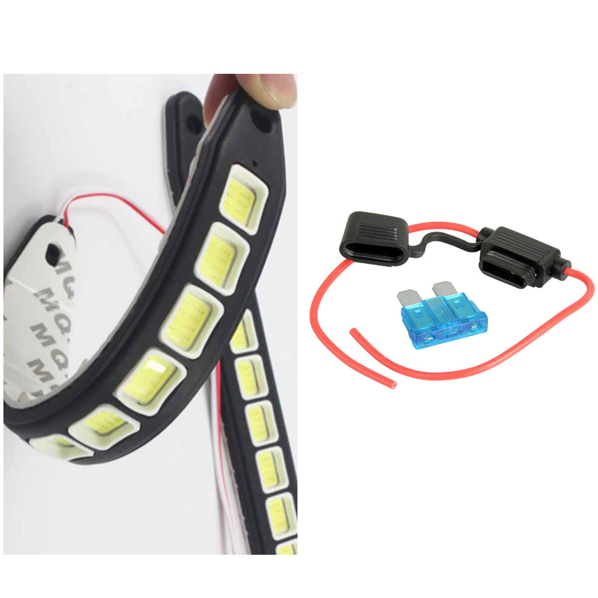 Простой способ установки светодиодных ДХО на автомобиль без доп ...