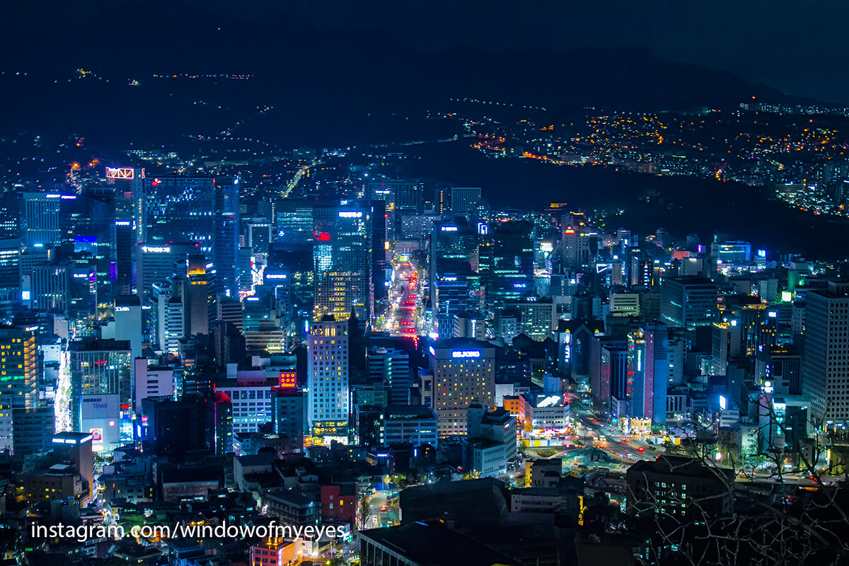 Вид с горы Намсан