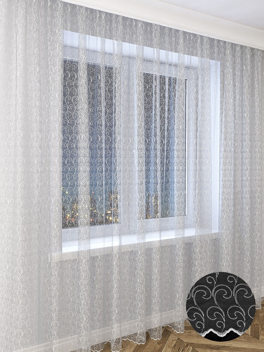 На фото: Тюль INVA. Артикул: 18328119 https://www.wildberries.ru/catalog/18328119/detail.aspx?targetUrl=BP