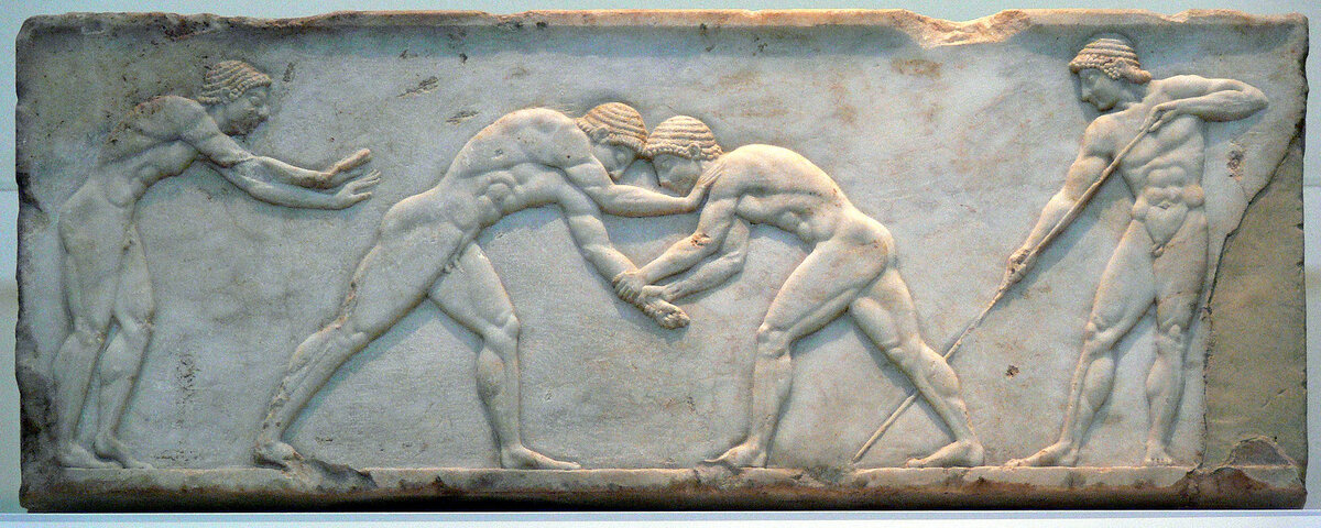 Древнегреческие борцы. Источник: Wikimedia Commons