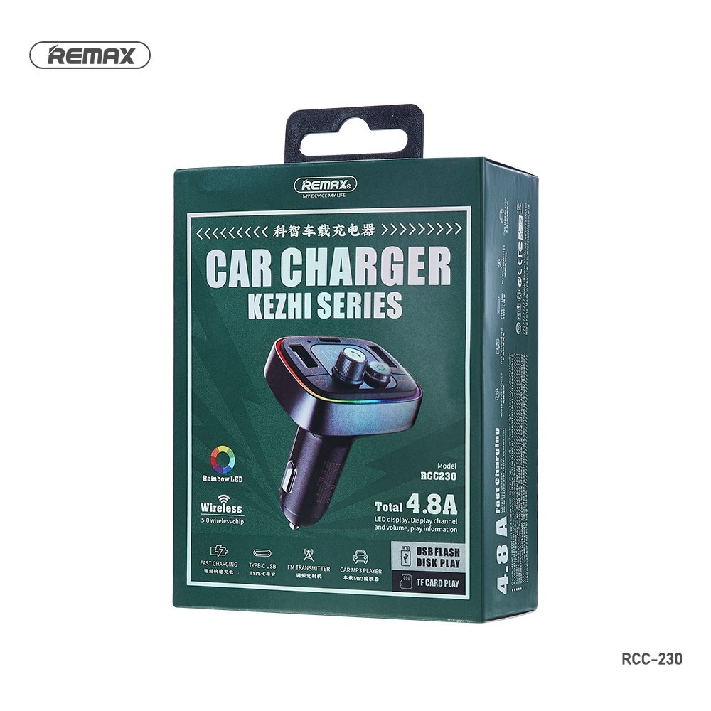 Автомобильный fm-трансмиттер - bt36 (черный)