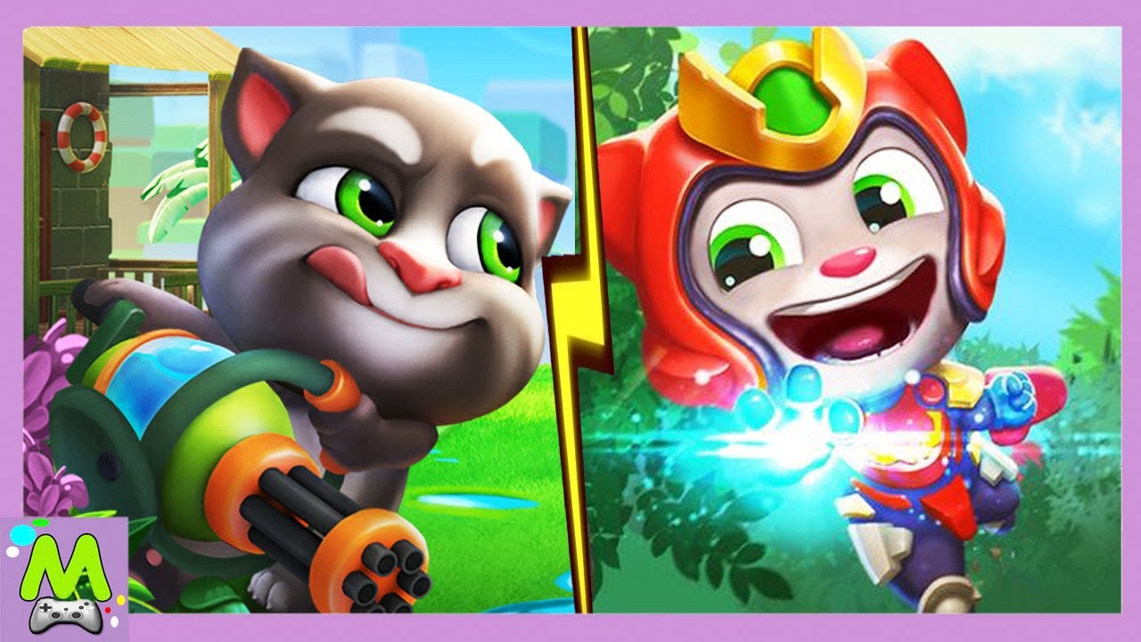 Talking Tom Brawl Squad vs Talking Tom Little Warrior.Необычные Игры с Говорящим  Томом.Кто Круче | Матвейкин Канал | Дзен