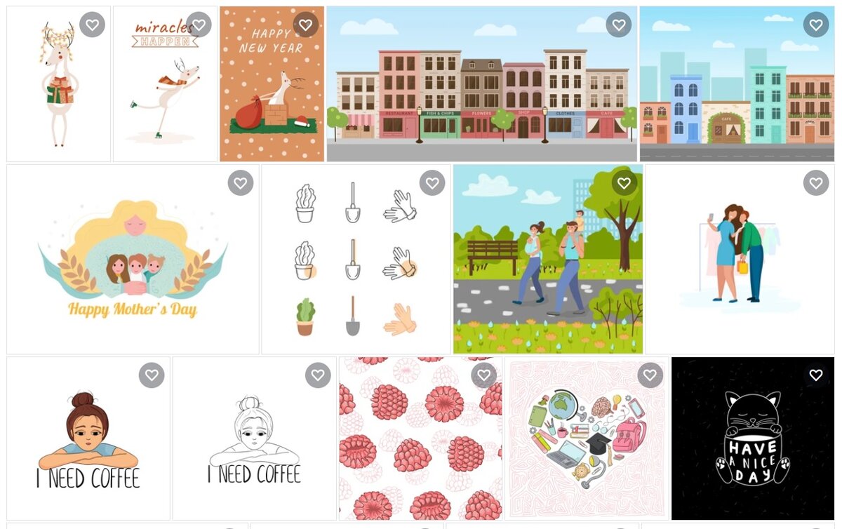 Скриншот авторского портфолио на Shutterstock