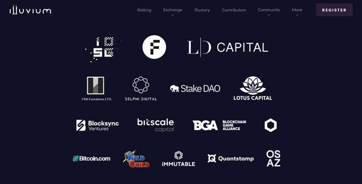 Инвесторы проекта illuvium.io