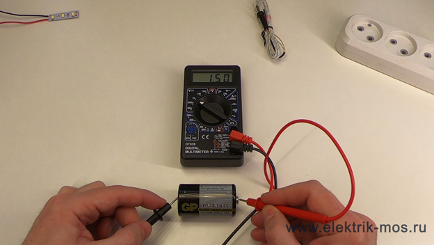 Измерение постоянного напряжения