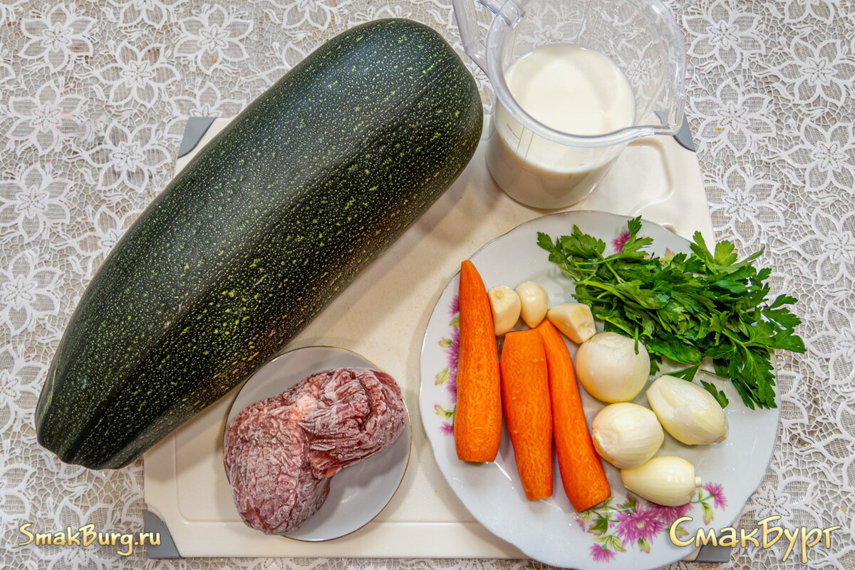 Простые и понятные ингредиенты для приготовления нежнейшего супа-пюре