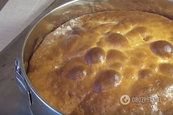 Пирог на кислом молоке