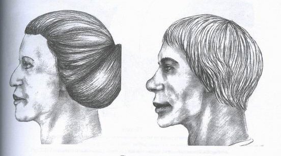 Реконструкция по черепу женщины и женщины из с. Василев, Черновицкая обл.