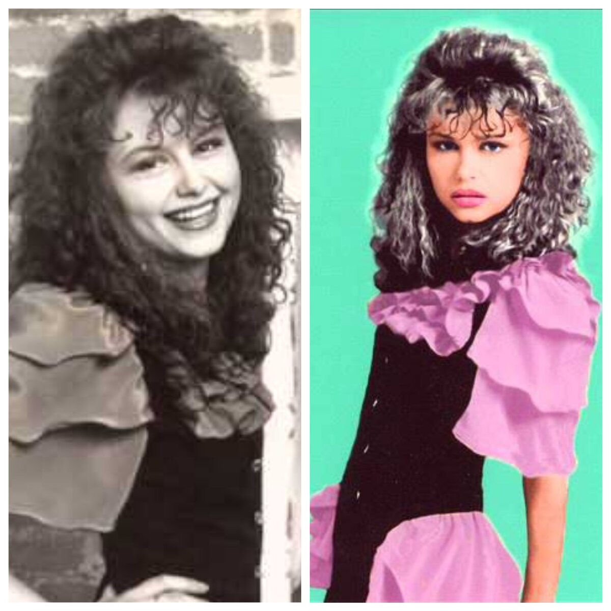 Главная по "Августу", солистка Елена Гладышева. Фото 1992 года.