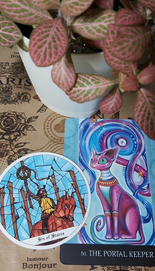 Колоды: "Tarot of the Cloisters" и "Beyond Lemuria" by Izzy Ivy