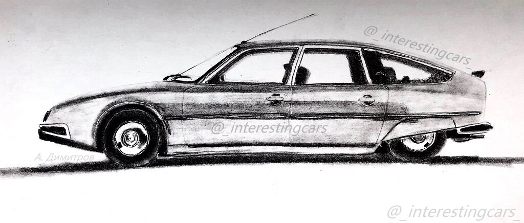 Citroёn CX - стремительный дизайн