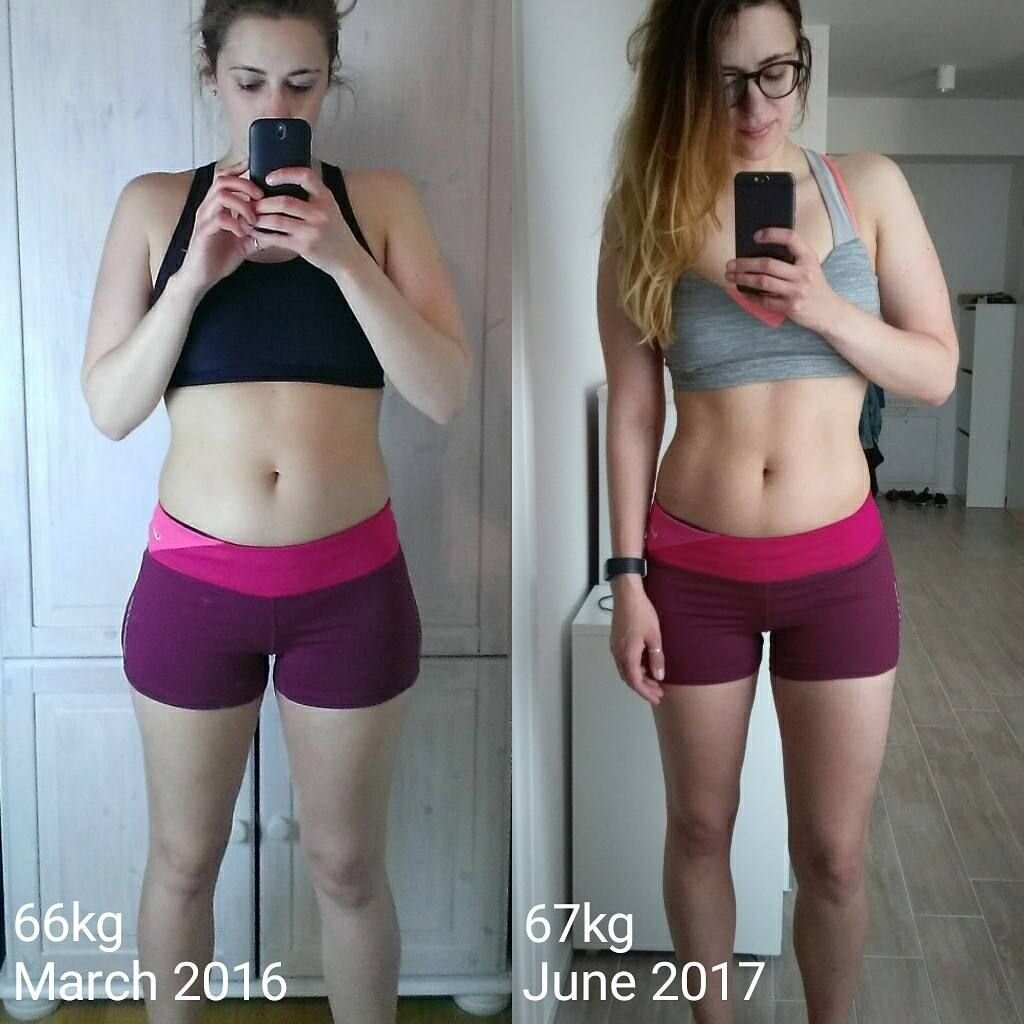 Девушка "поправилась" на килограмм, но выглядит более здоровой и привлекательной