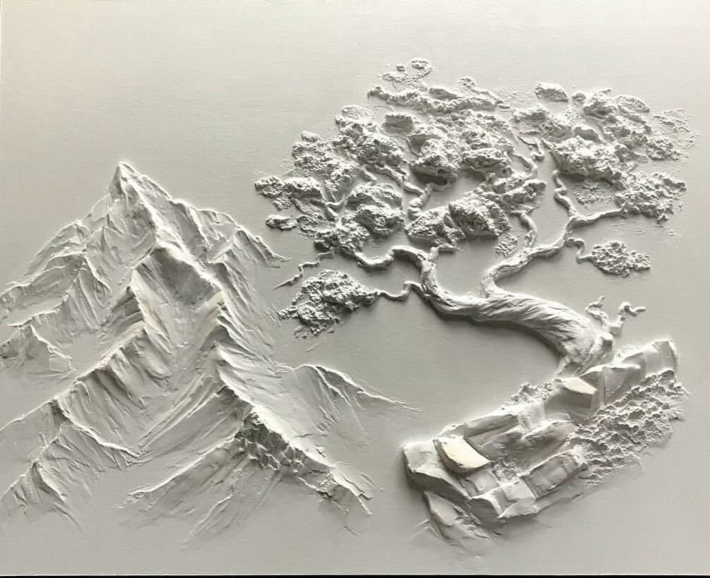 Картины и панно, выполненные в технике барельеф