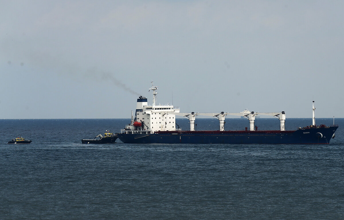    Сухогруз Razoni  AP Photo/Emrah Gurel