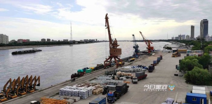 Хэйхэ Жибао: речной порт Хэйхэ поставил абсолютный рекорд  