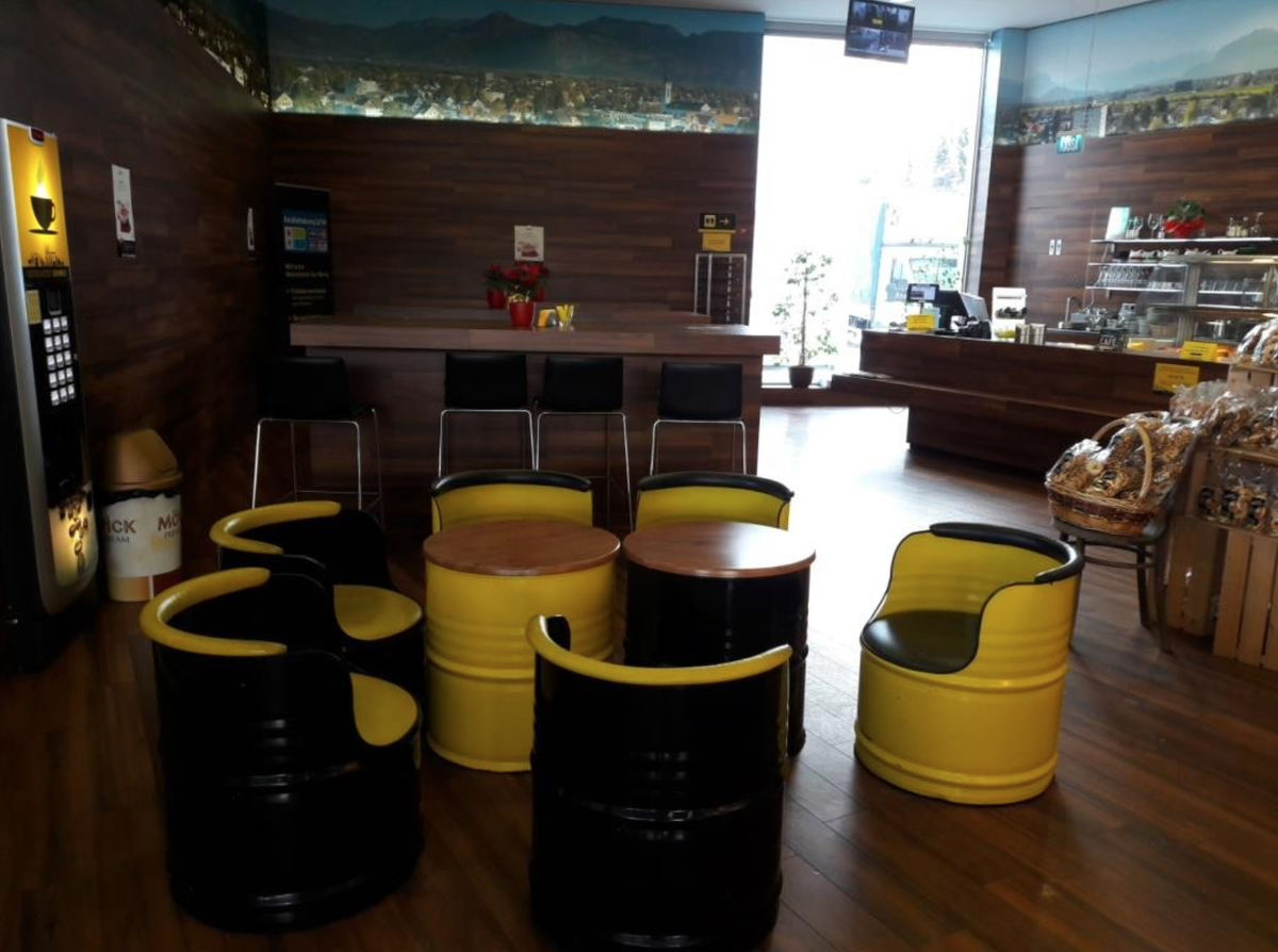 Заправка в Австрии