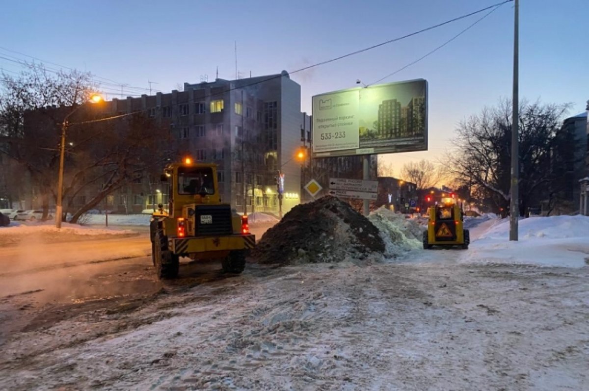    Вторая за выходные авария на водопроводе произошла в Барнауле