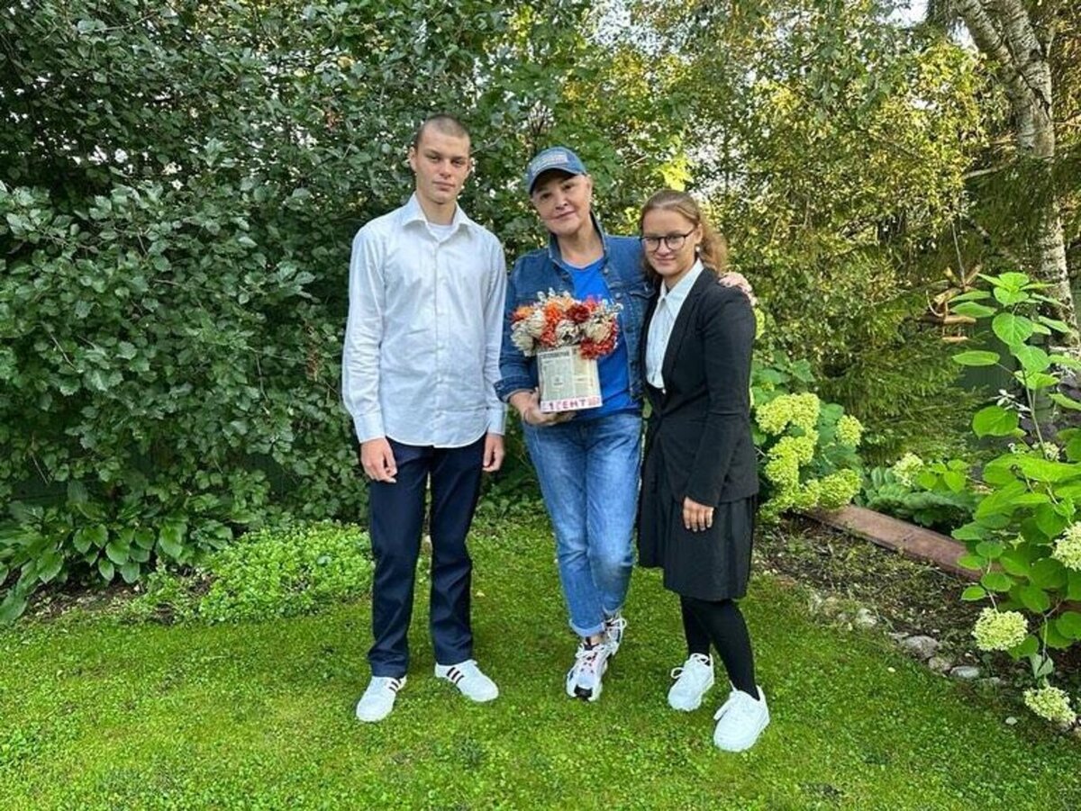    Маргарита Суханкина с детьми