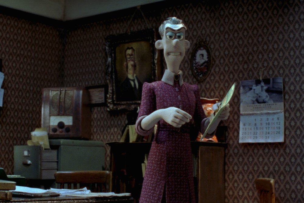     Миссис Твиди, кадр из мультфильма «Побег из курятника» (2000)