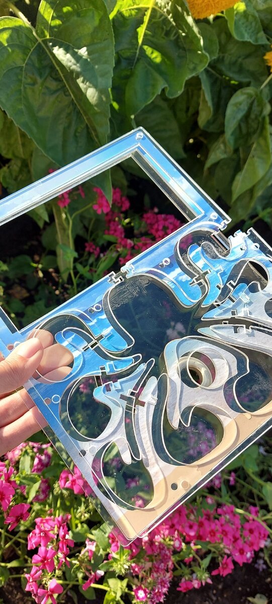 Два верхних слоя разобранной фермы