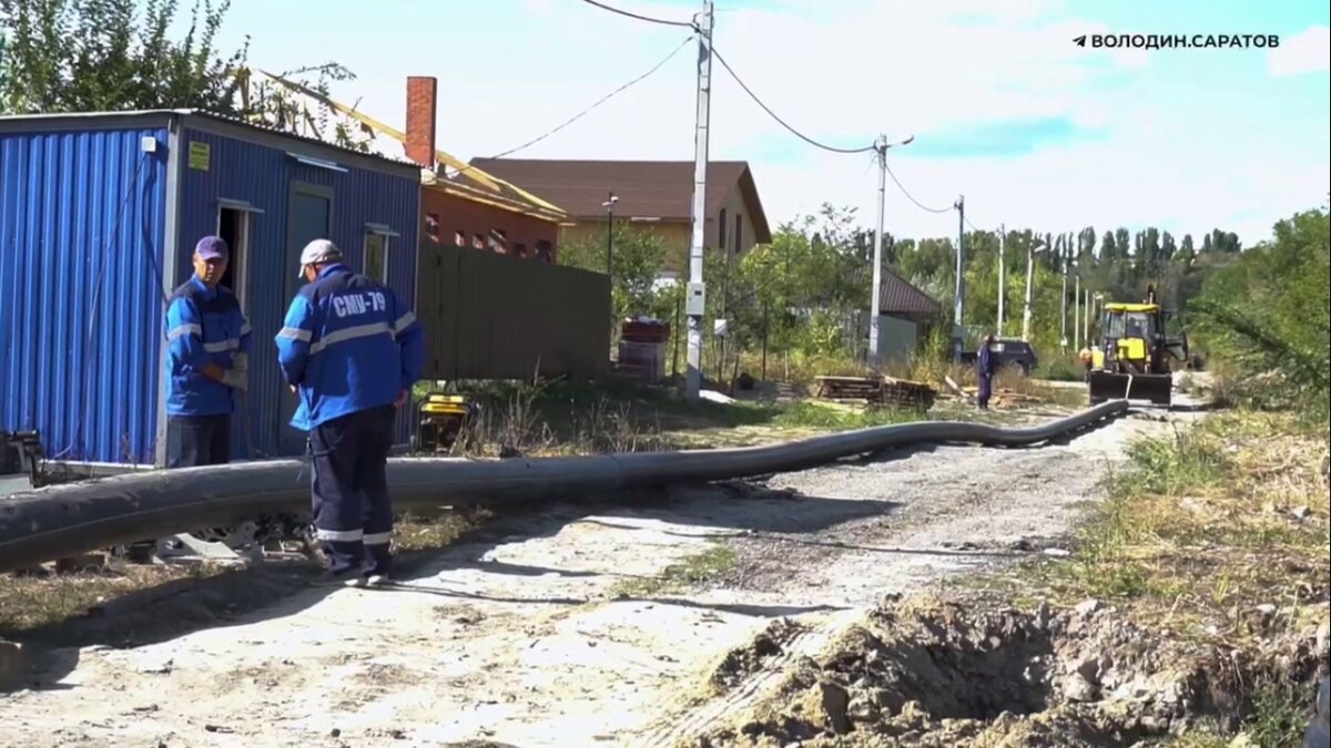    В Саратове начали подводить инфраструктуру к участкам многодетных Новости Саратова и области – Сетевое издание «Репортер64»