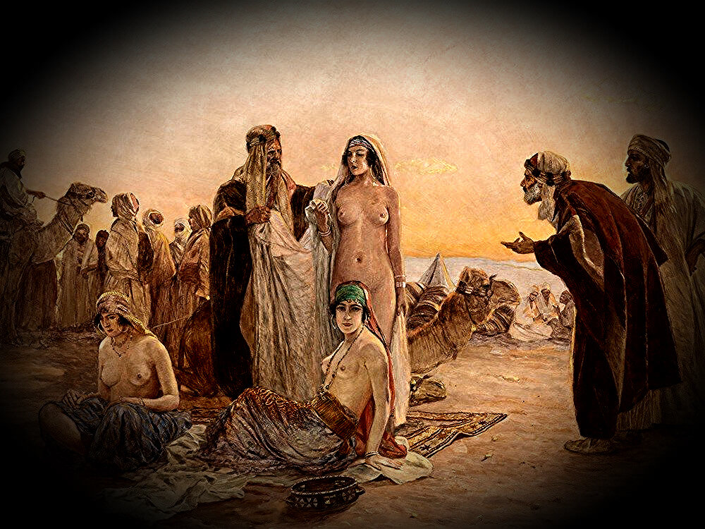                                                                          Невольничий рынок.