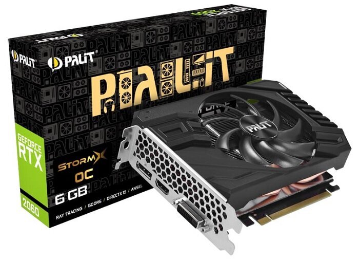nVidia RTX 2060 Palit StormX OC (NE62060S18J9-161F) 6 Гб