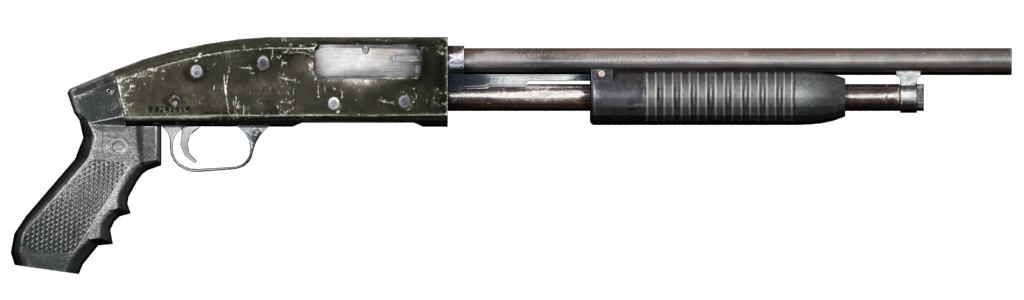 Это личное оружие Зверобоя, собранный специально на  заказ. Его можно получить после прохождения ряда квестов: уничтожить болотных кровососов, бюреров и  химеру. После этого охотник  отдаст главному герою свой дробовик.  Это самый убойный  дробовик в игре. Но  он не сыскал популярности у сталкеров, очень долгая перезарядка.