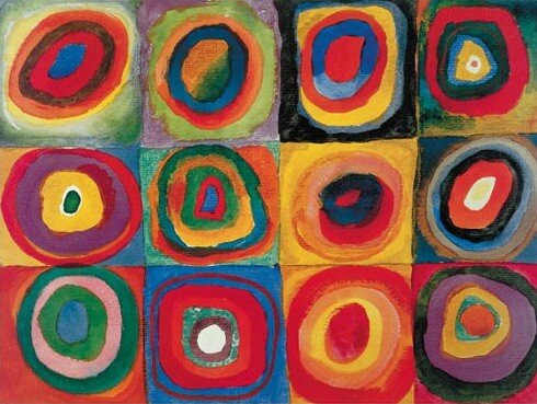  (Василий Васильевич Кандинский "Квадраты с концентрическими кругами") 
Источник: https://yandex.ru/turbo?text=https%3A%2F%2Fxn----8sbiecm6bhdx8i.xn