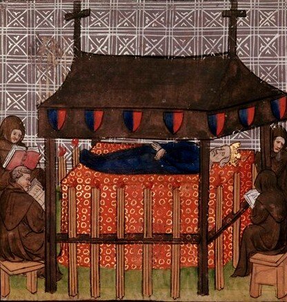 Похороны Жанны, королевы Франции и Наварры