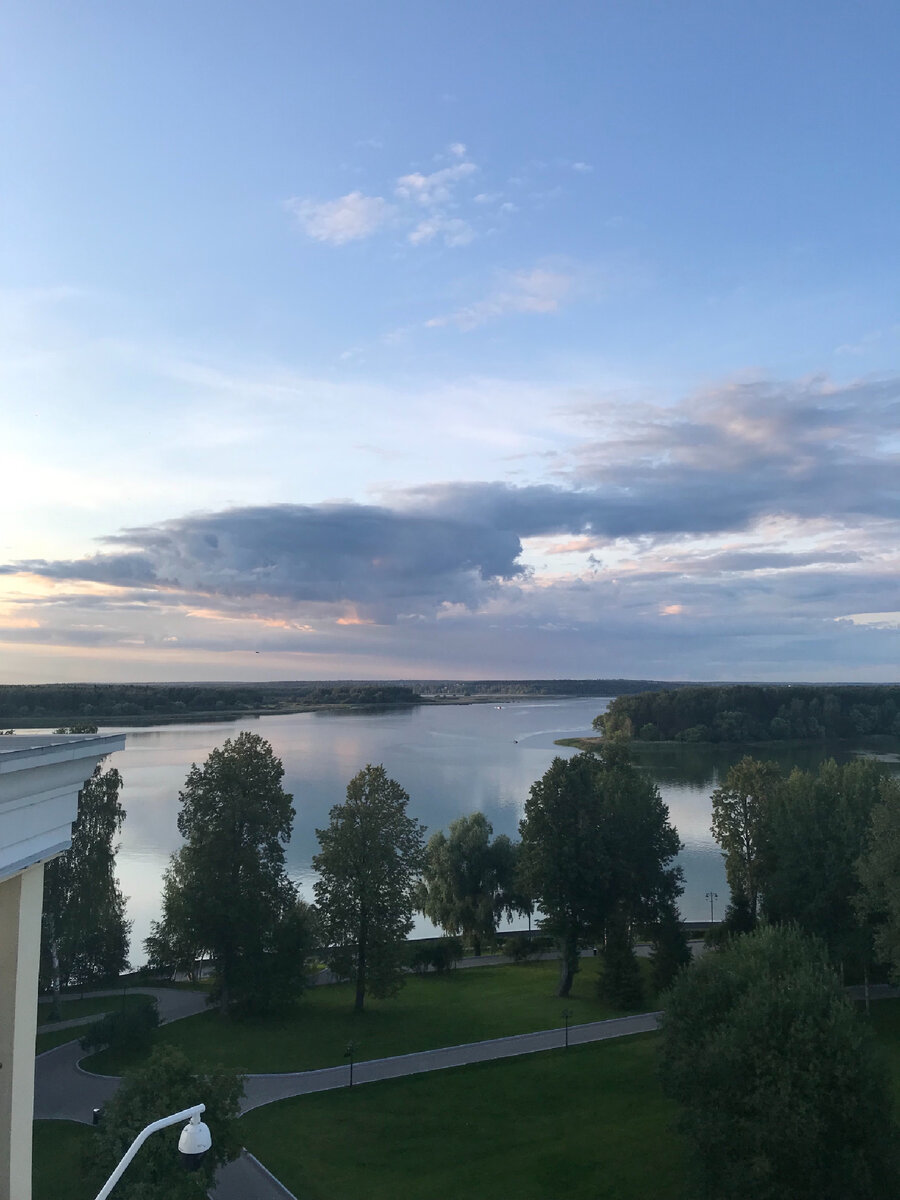 Вид из номера отеля 