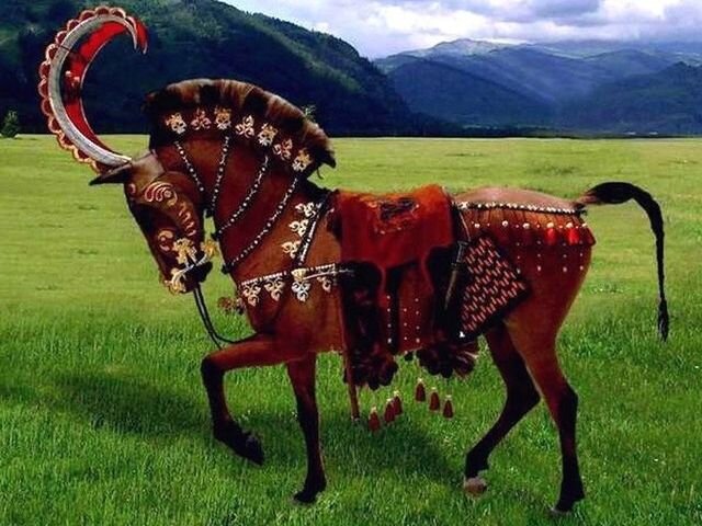 скифский конь, реконструкция