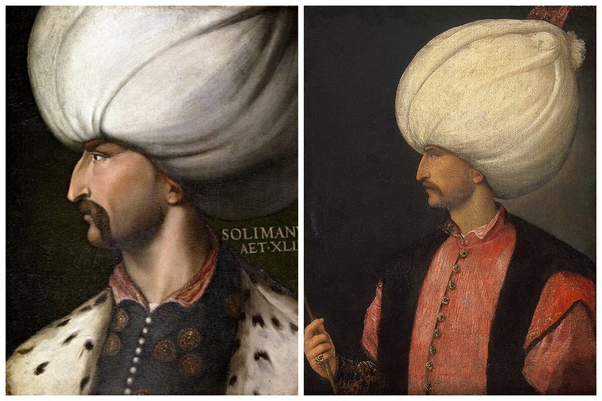 Портрет Сулеймана, Мастерская Тициана