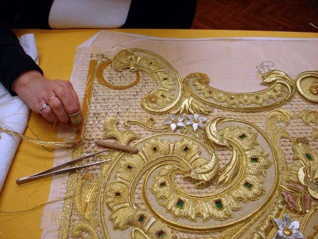 ФОТО рукодельницы  в работе