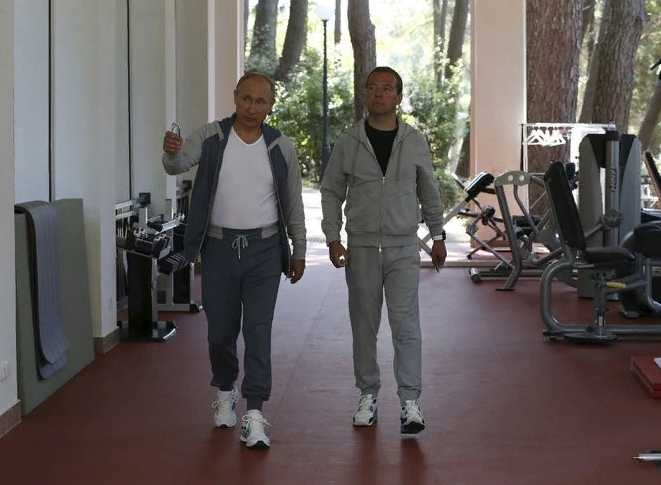 Фото заимствовано. Носит иллюстрационный характер. В.В. Путин и Д. Медведев