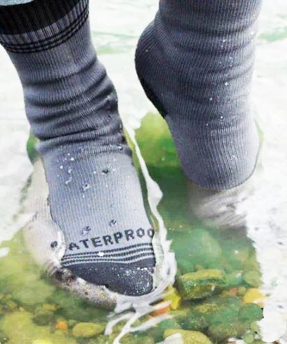 Носки с мембраной - непромокаемые, но воздух пропускает!