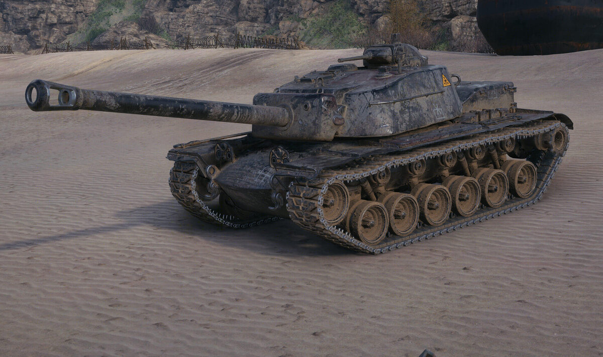 Пример стиля "Тёмный рыцарь" на T110E4
