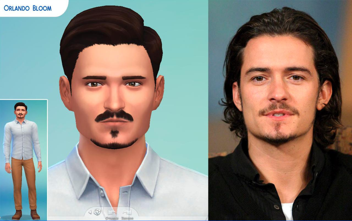 Кто-то, например, хочет создать в своем мире такого актёра, как Орландо Блум.