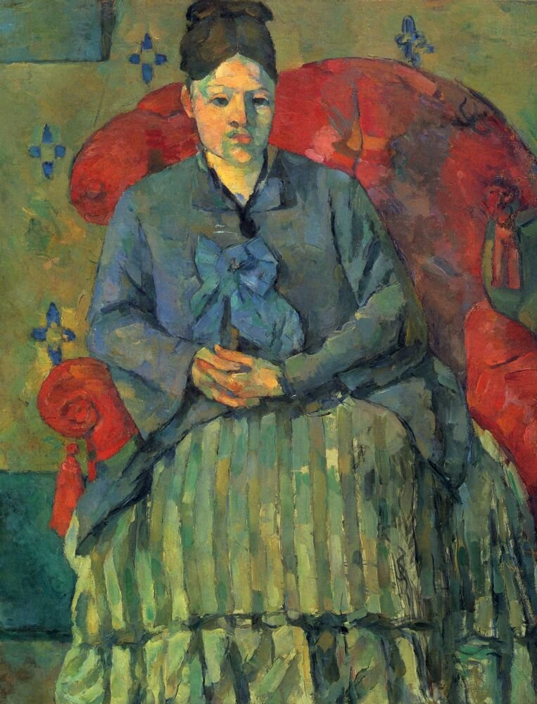 Мадам Сезанн в красном кресле. Поль Сезанн, 1877