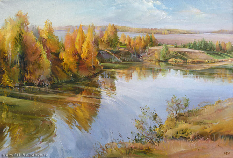 Пейзаж в русской живописи рисунки