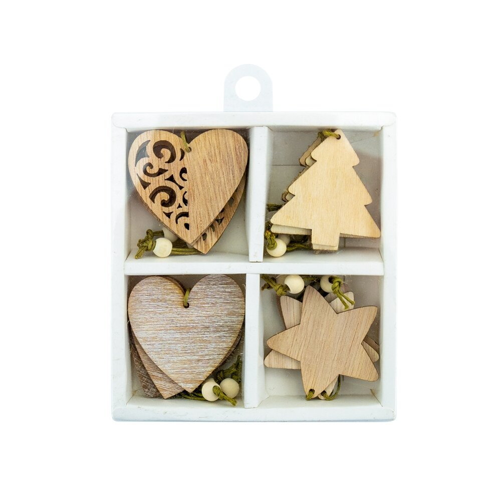 Деревянные елочные игрушки. Фото с сайта fix-price.ru