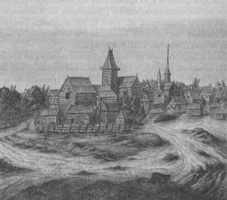 Дворянская усадьба. Источник фото - Википедия.