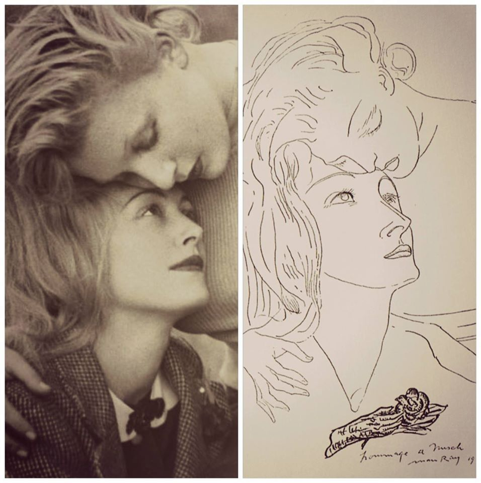  Рисунок  Марии Бенц (Нуш) по фото. Оригинал.